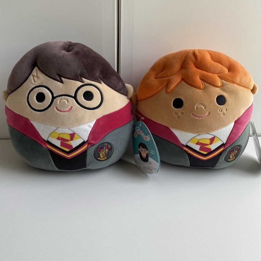 Harry Potter Squishmallow 8 Inch Set Of 2 Harry Ron NWTβ 2024